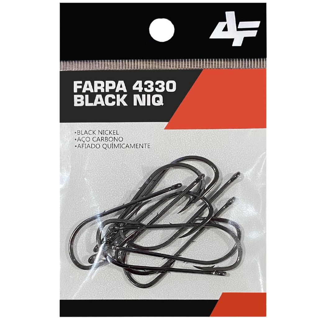 Anzol Farpa Black Niquel BLN 4330 32pcs - Albatroz N 10