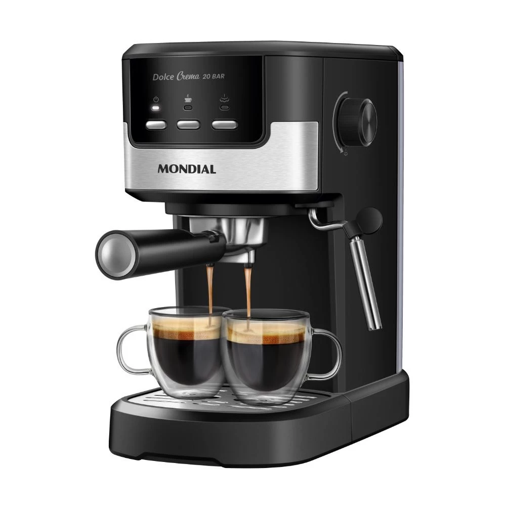Cafeteira Espresso Dolce Crema 20 Bar Mondial C-20-ec Cor Preto 220v