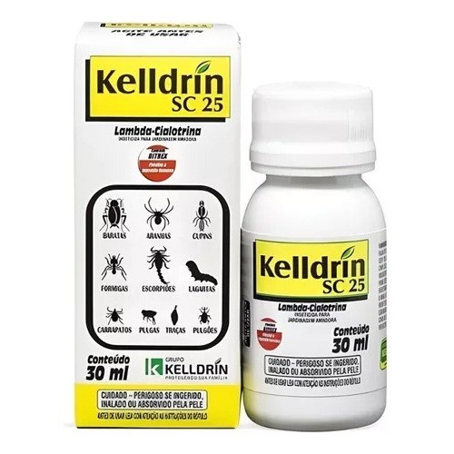 Kelldrin Sc 25, mata Baratas, Aranhas, Escorpiões