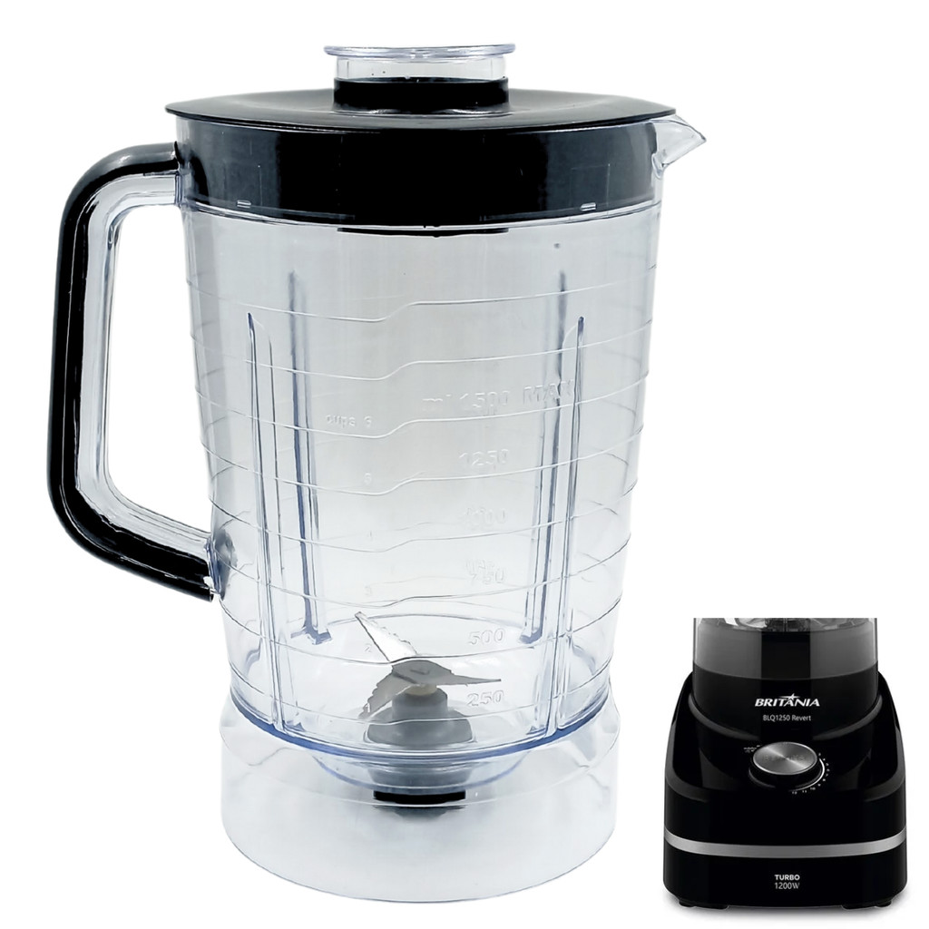 Copo de Liquidificador BRITANIA BLQ1250 REVERT TURBO 1200w