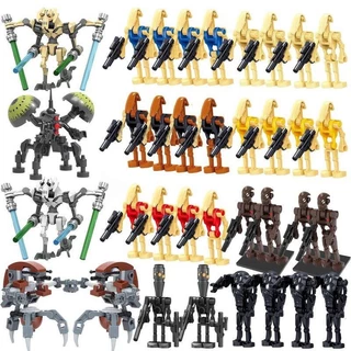Compatível com blocos de construção montados Lego Star Wars Super Combat Robot General Graves Minifigura Brinquedos