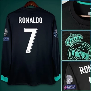 Retro manga comprida Real Madrid 17-18 Long Away S-XXL BYWL