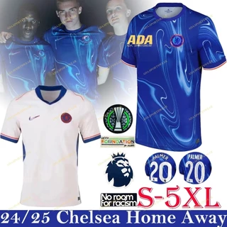 S-5XL [Qualidade superior] 24-25 CHE Home Away Jersey Kits Versão De T-shirt De Futebol Fãs De Esportes Masculinos
