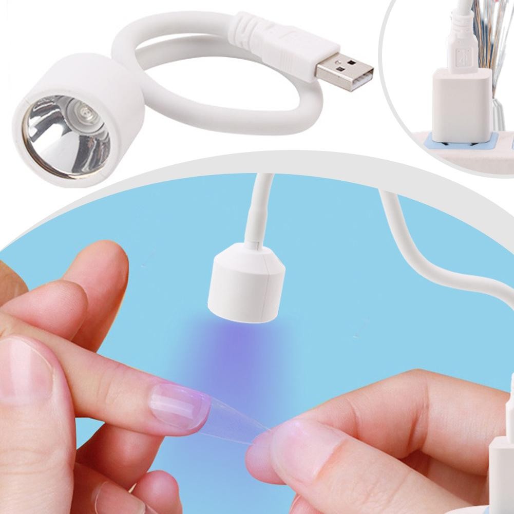 Port Til Mini L Mpada Do Prego Para Gel Polon S Secagem R Pida Lanterna Caneta Usb Secador De