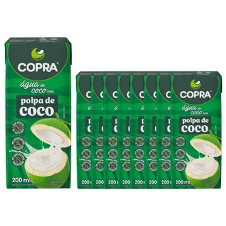 Kit 27 Copra Água de Coco com Polpa 200ml