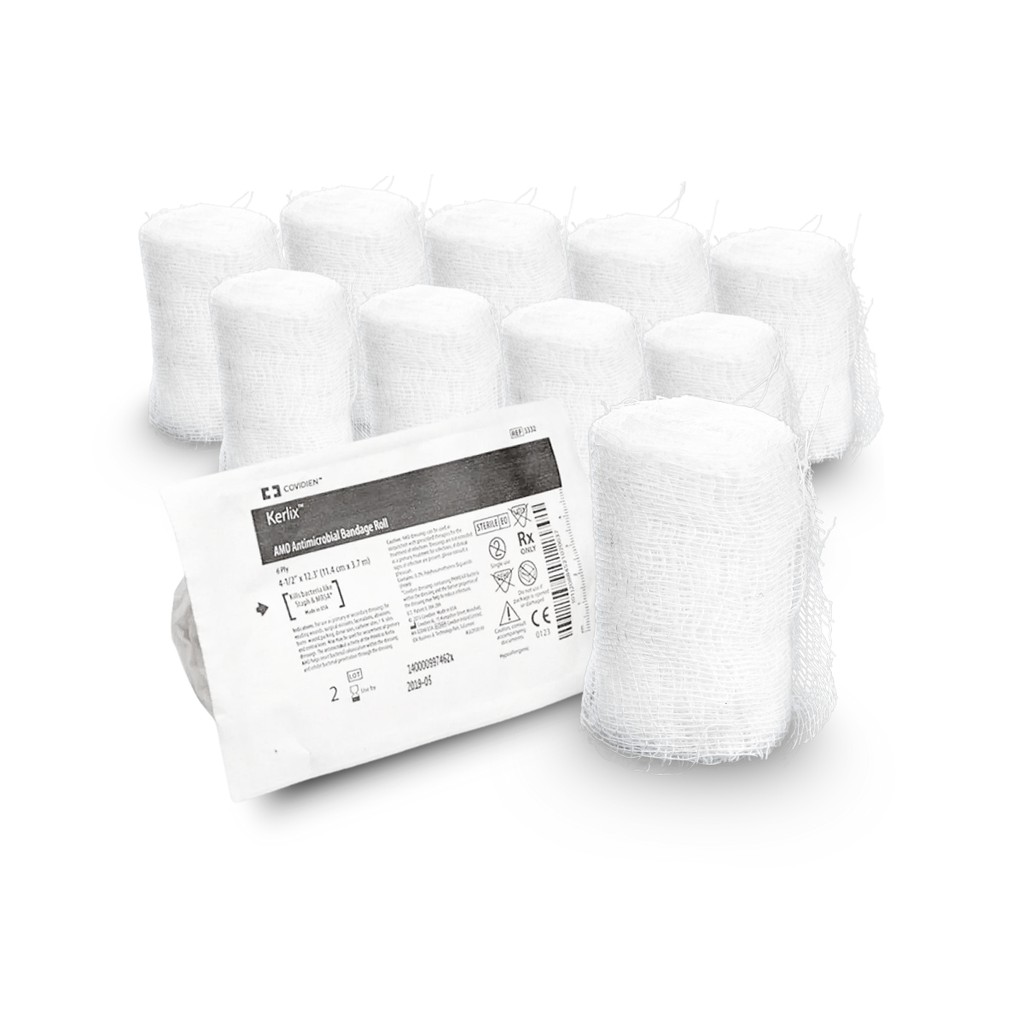 GAZE EM ROLO PHMB KERLIX AMD 11.4CM X 3.7M (C/10 UNDS) - KENDALL ...
