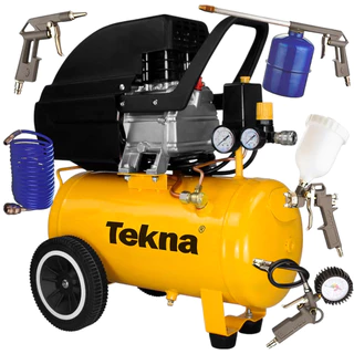 Compressor de Ar 24 Litros 2HP Oficina Borracharia Kit Completo