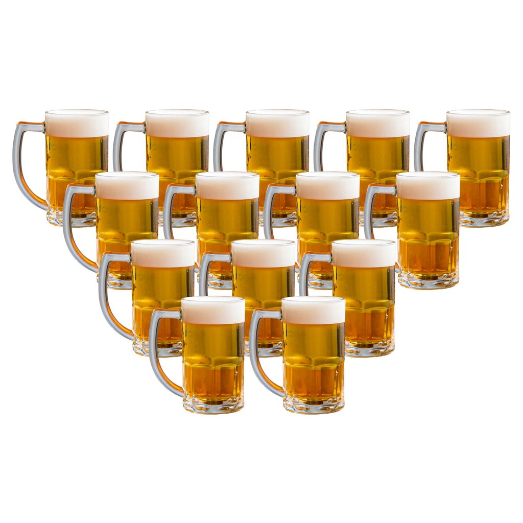 Kit 14 Caneca Chopp De Vidro 320ml Bar Restaurante Cerveja Design ...