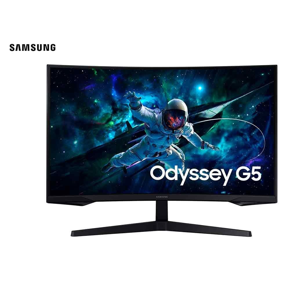 Monitor Gamer Samsung Odyssey G5, 27", QHD, 165Hz, 1ms, Freesync, HDMI, DP - LS27CG552ELMZD
