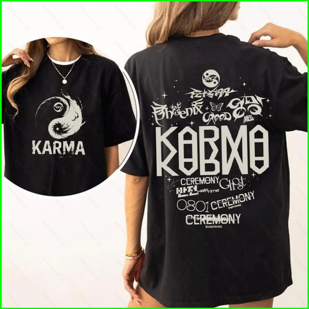 YB1 Stray Kids Karma Track List Camiseta 2025 World Tour Felix