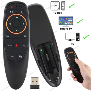 Controle Remoto Para Tv Smart Box Air Mouse Usb Com Comando De Voz