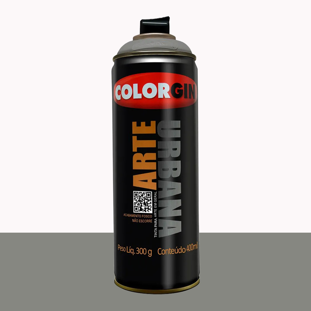 SPRAY COLORGIN ARTE URBANA - PRATA / 990 | Shopee Brasil