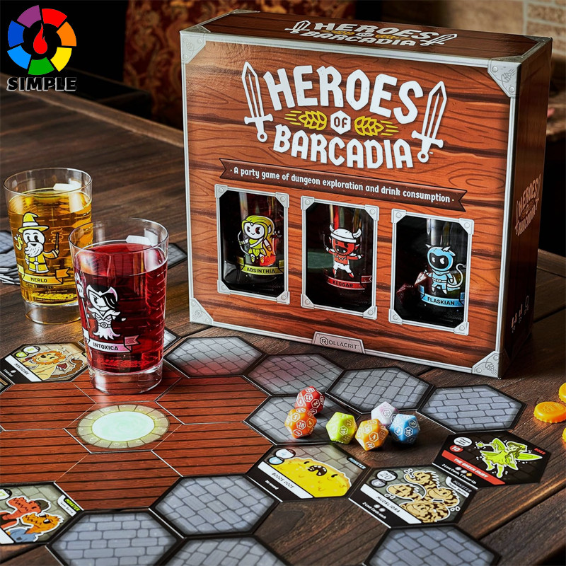 Heroes of Barcadia | Dungeon Exploration Drinking Games | Compete with The First Ever Liquid Life Battle Damage System B