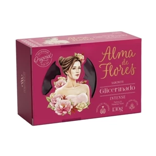 Sabonete Alma de Flores Glicerinado Intense 130g - Embalagem com 12 Unidades em Oferta na Shopee