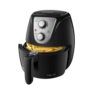 Fritadeira Air Fryer Mondial AF-36-BI - 3,6 Litros, Preto/Inox em Oferta na Shopee