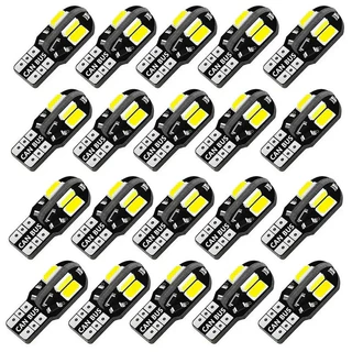 20 Pcs W5W T10 Lâmpadas LED Canbus Mapa Interior Do Carro De Estacionamento 5730 85MD 12V Lâmpada De Sinalização Automática