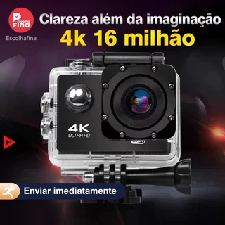 Ultra Câmera Action GO Cam Pro Sports HD 1080p Prova D'Água 4K WIFI Underwater Para Gravação De Vídeo Original