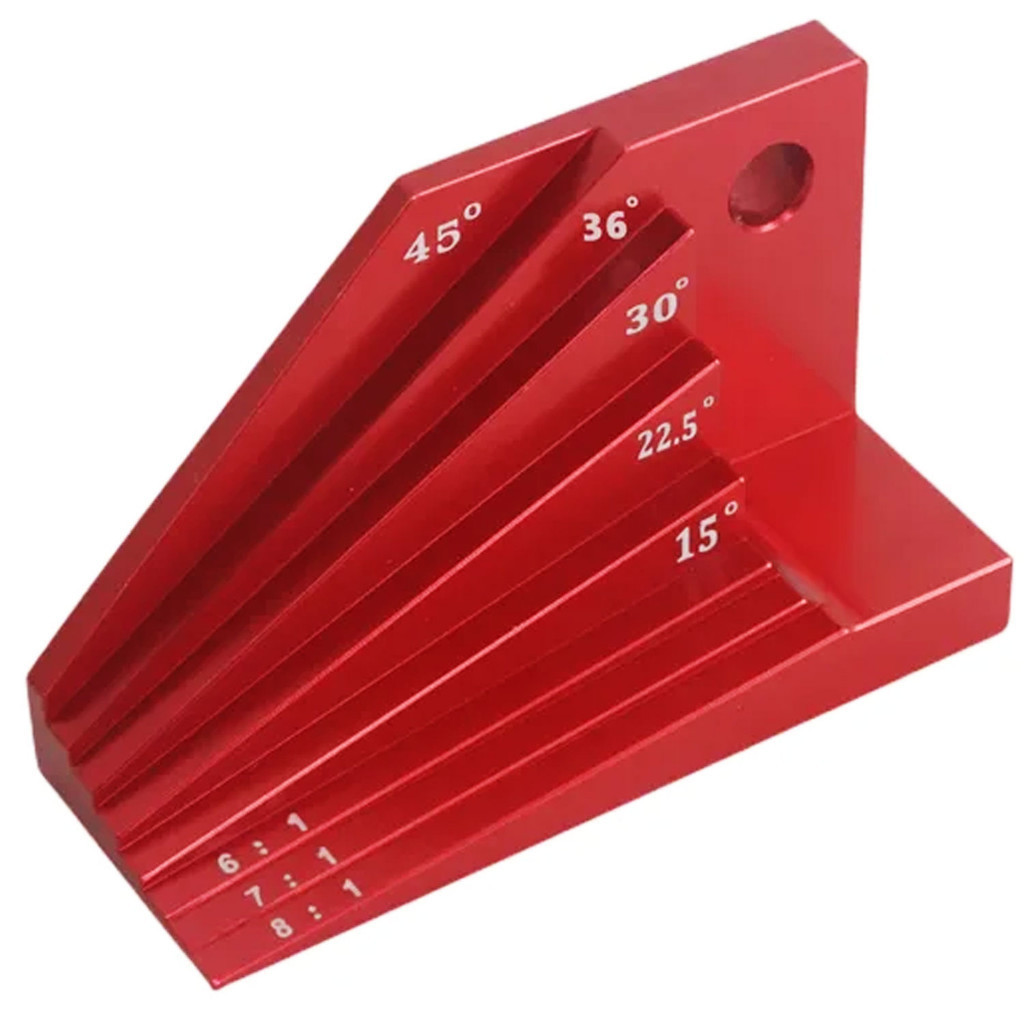 Gabarito Medidor de Angulo 15-45 Graus Alumínio Profissional | Shopee ...