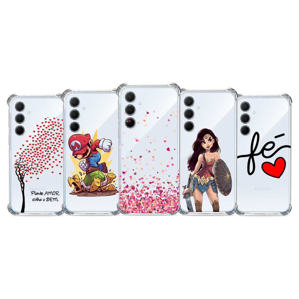 Capa Proteção Capinha Personalizada Para Galaxy M35 Desenhos