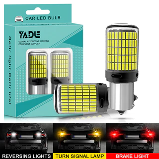 YiRui 2pcs Novas Lâmpadas LED 144smd Lâmpada De Sinalização De Inversão De Marcha BA15S P21W BAU15S PY21W 7440 W21W P21/5W 1157 BAY15D