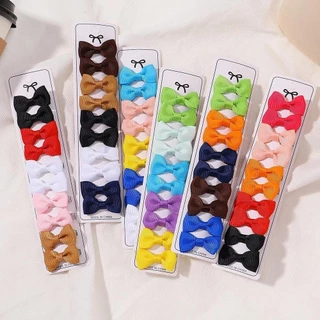 10Pcs Exquisite Grosgrain Baby Bows 1.5 " Clipes Jacaré Para Meninas Toddlers Girls Boutique Gift