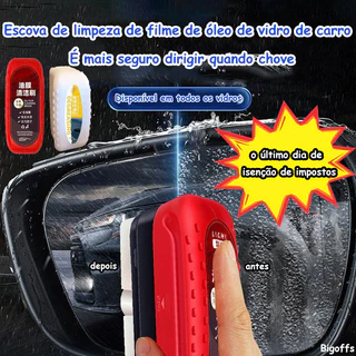 Limpador de Filme de óleo de Vidro Para Pára-brisa de Carro Removedor de manchas do para-brisa dianteiro