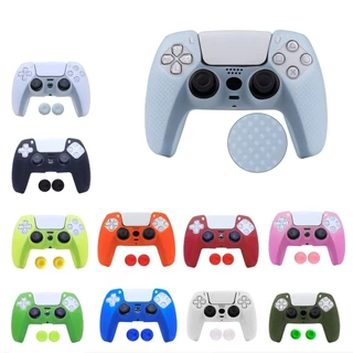 Capa Protetora Silicone Controle Ps5 Antiderrapante + 2 Grip