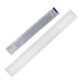 Plafon Retangular Sobrepor 15x120cm 36w Branco Frio 6500k