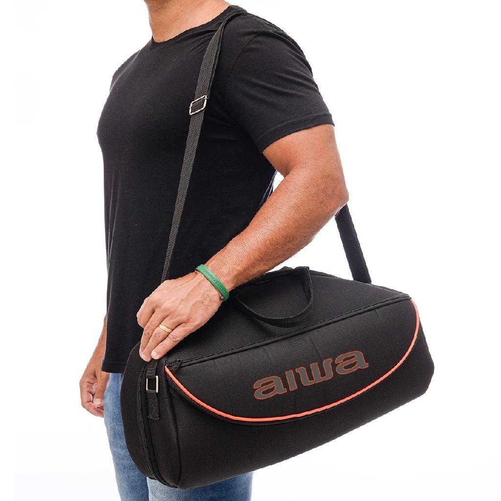 Case Bolsa Bag Capa Compatível Com Boombox Aiwa Plus Premium