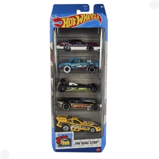 Brinquedo Hot Wheels Pacote C/ 5 Miniaturas Drag Strip 1:64 Htv54 - Mattel