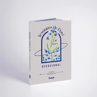 Caderno devocional tesouros de davi | Flores Saturno