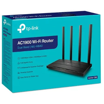 Roteador Archer C80 Wi-fi Gigabit Dual Band Ac1900 Tp-link Bivolt