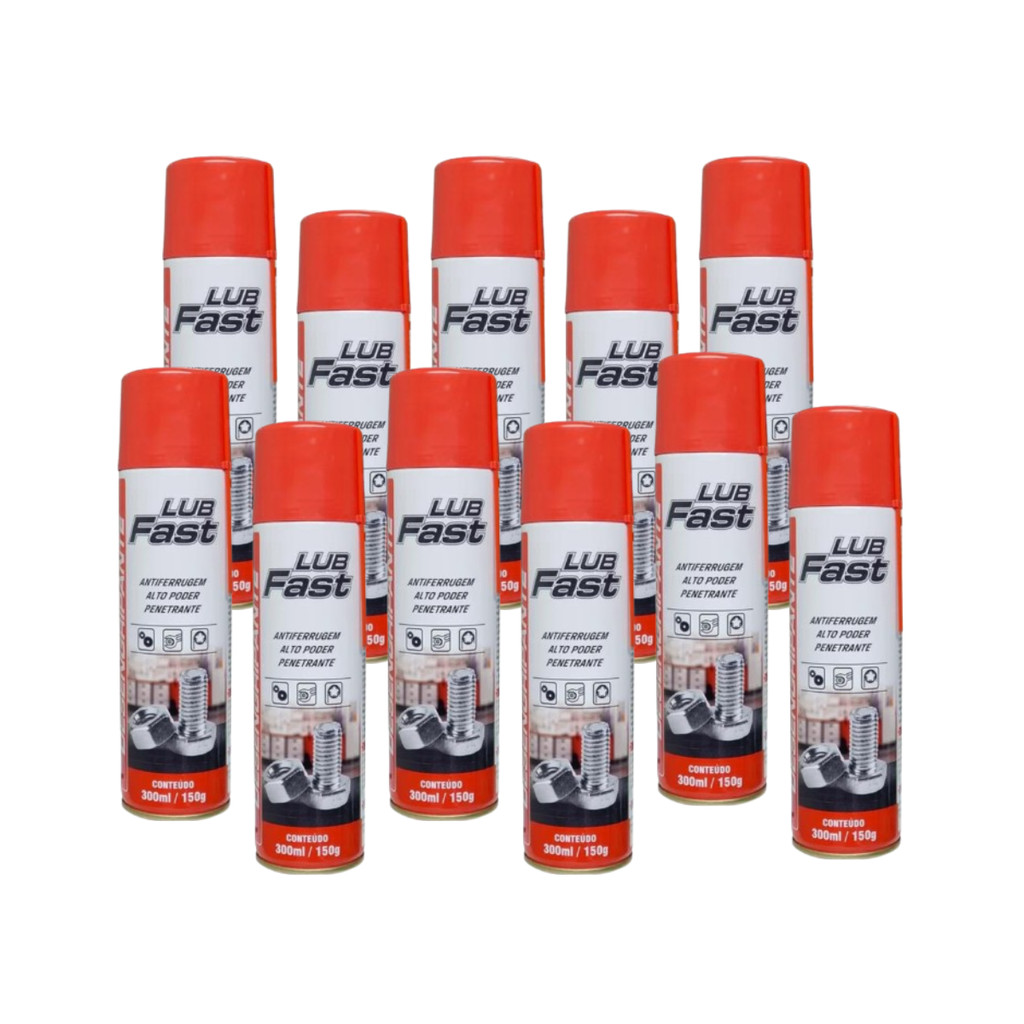 Kit Desengripante Lub Fast 300ml Mundial Prime C/11un