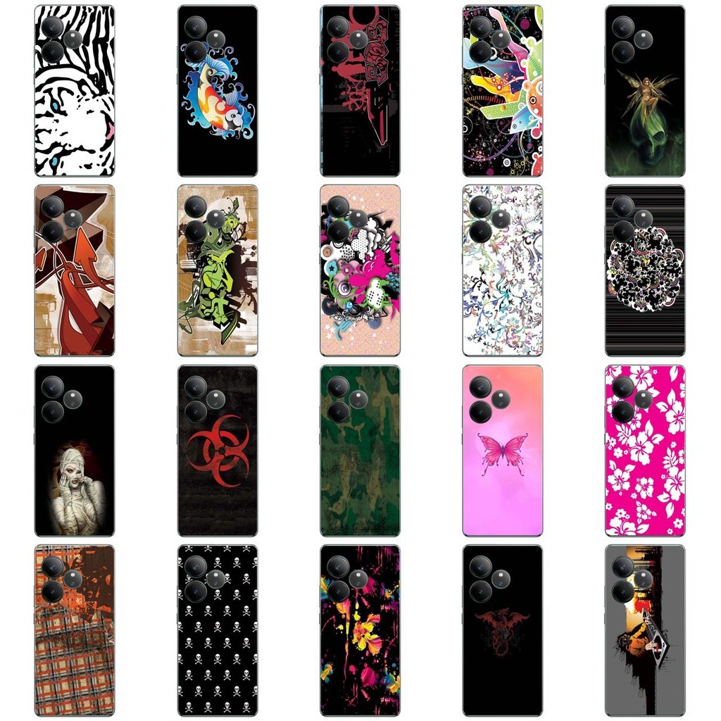 Capa Adesivo Skin047 a 264 Verso Para Realme GT 6 (GT6)