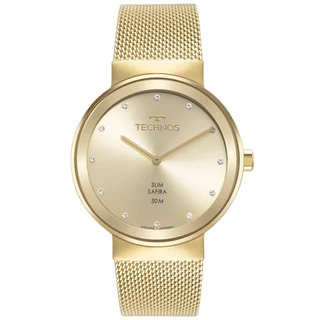 Relógio Technos Feminino Slim Dourado - 1L22WM/1X