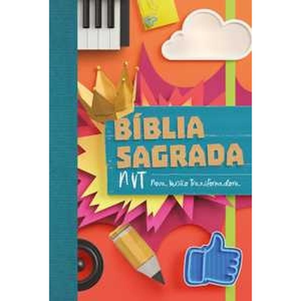 Bíblia nvt letra normal - colagem | Shopee Brasil