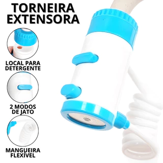Adaptador De Torneira Cozinha Extensor De Pia De Banheiro Bico Arejador Flexível Mangueira Extensora