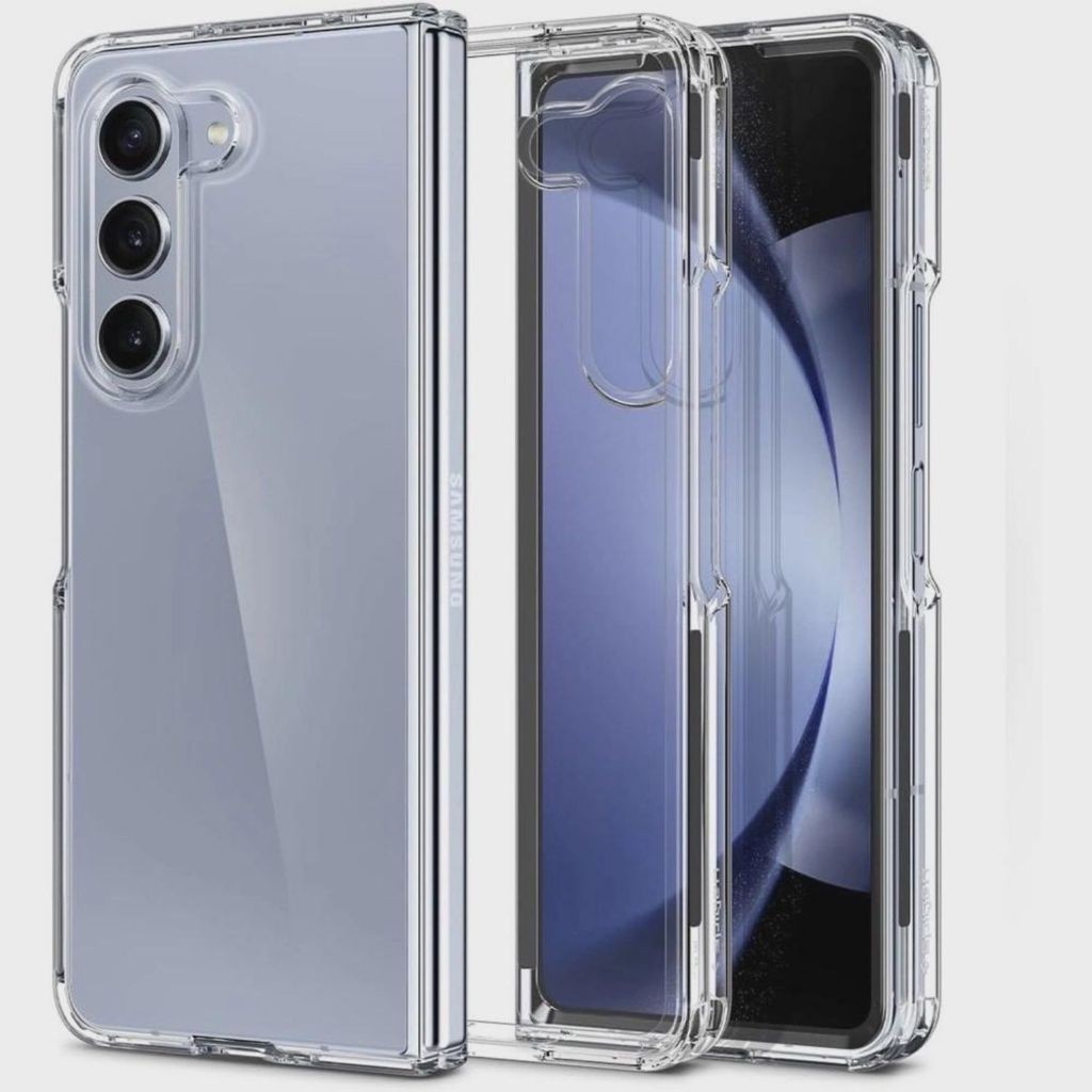 Capinha Capa Para Z Fold 5 Silicone Case Protetora Anti Impacto Bordas Transparente Case