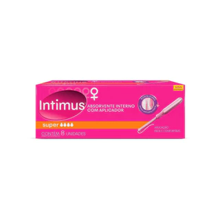 Absorvente Interno Intimus Sport Super 8 Unidades - em Oferta na Shopee