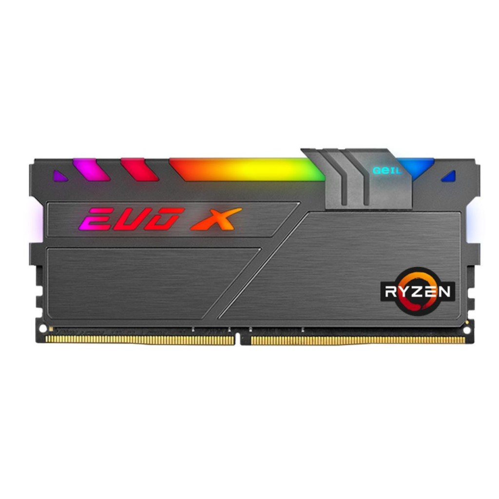 Memória DDR4 Geil EVO X II RGB Sync, Edição AMD, 8GB, 3200MHz