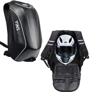 Mochila Casco Impermeável Porta Capacete à Prova d'água Motoqueiro Aerodinâmico Bag Moto Motocross Cinto Peitoral