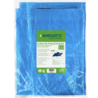 Lona da Menegotti feita de Polietileno com 6x6 Metros Com Impermeabilidade para Armazenagem em Oferta na Shopee