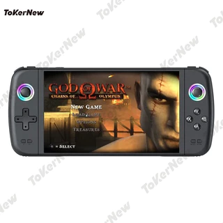NOVO M27 Console de Jogo Portátil com Tela IPS de 7 Polegadas Sistema Emuelec Joystick RGB Lightning Retro Video Game Co