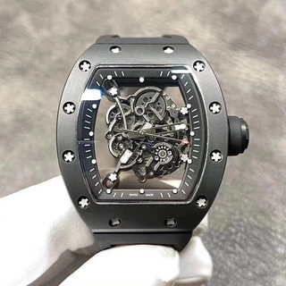 Richard dupla face oco barril forma masculino feminino totalmente automático High-End bonito relógio de quartzo