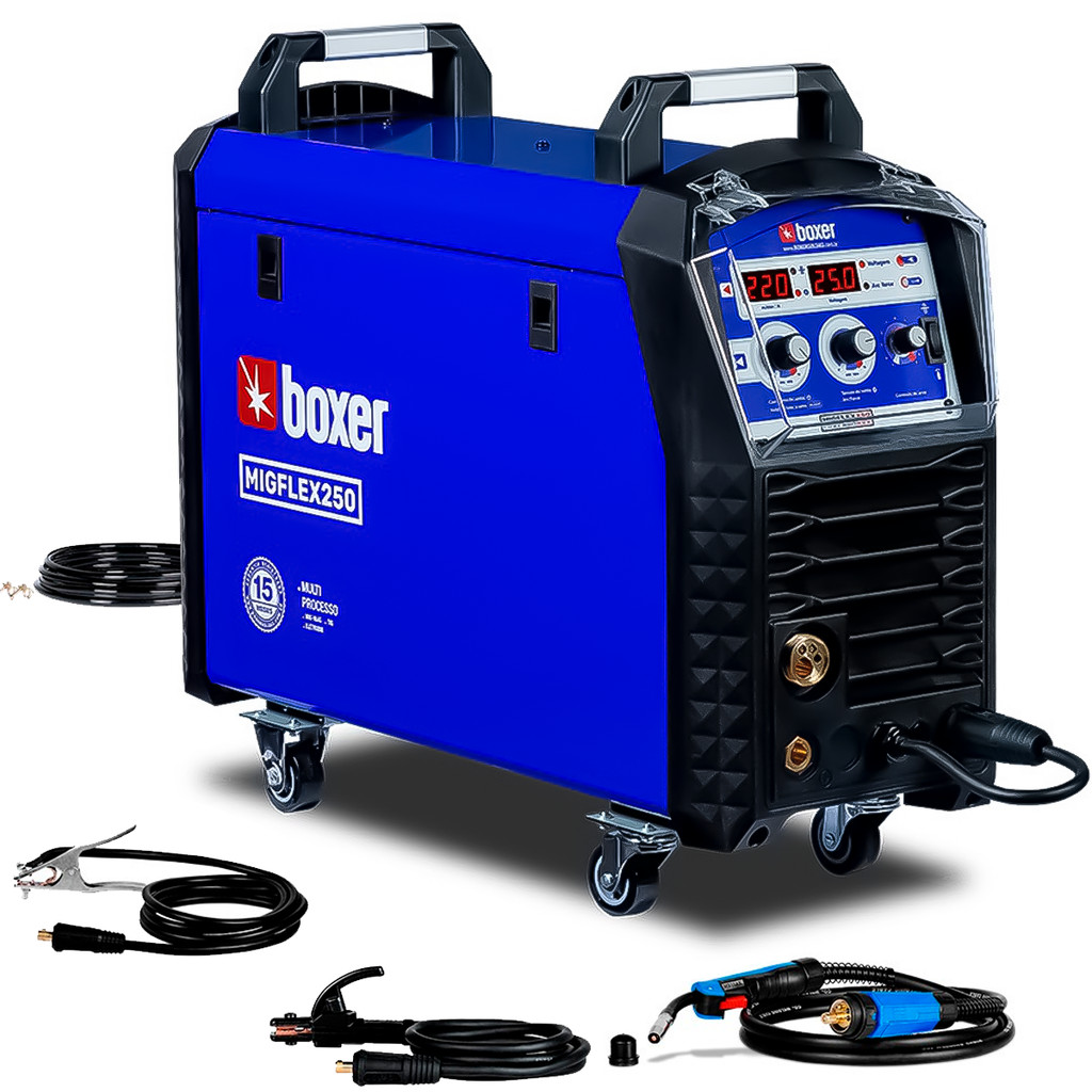 Inversora Máquina De Solda MIGFLEX250 MIG MAG MMA TIG Monofásica 220V ...