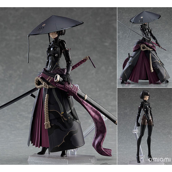 Figma # 549 FALSLANDER Ronin Ação Figura 15cm Samurai Menina Japão ...