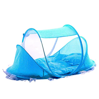 Rede Mosquiteiro Para Bebê Criança Portátil Tenda Dobravel Travesseiro Cama