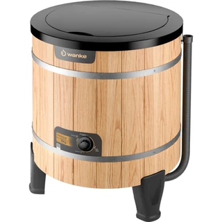 Tanquinho Máquina de Lavar Roupa Lavadora 5Kg Wanke Lavanderia Compacta Barril Marrom 110V 127V
