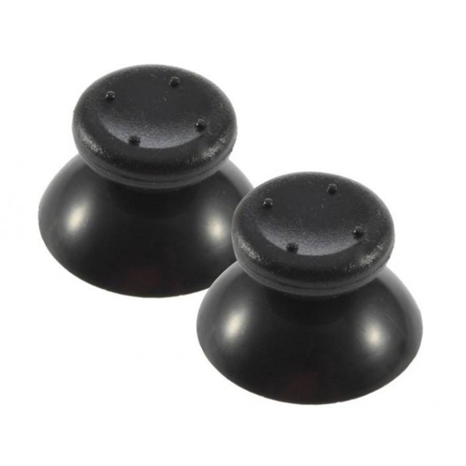 Par Capa Para Botão Analógico Controle Compatível com Xbox 360 - Preto