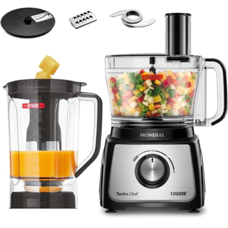 Multiprocessador Turbo Chef 5 em 1 Mondial MPN-01-B 127V/60Hz
